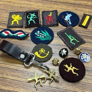 Vintage Girl Guide Pin/Patch Collection